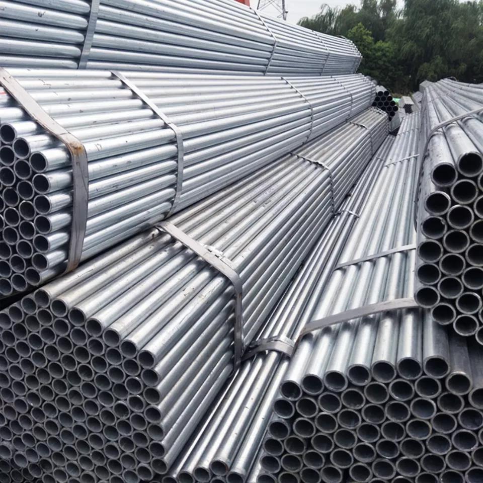 Round Tube Pre Galvanized Steel Pipe